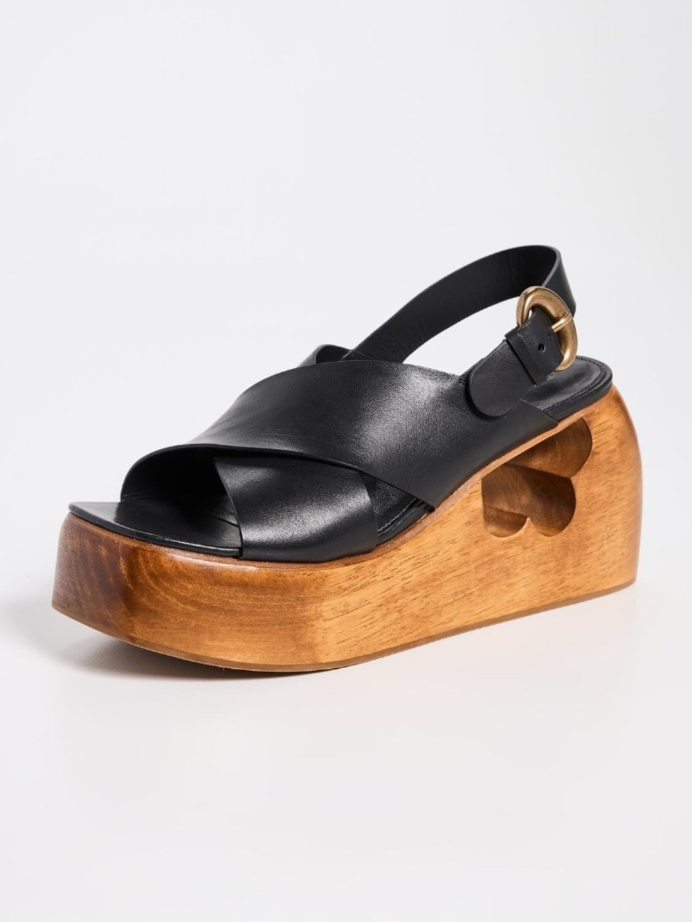 FARM RIO CROSSOVER FLOWER WOOD WEDGES - Picture 4 of 4